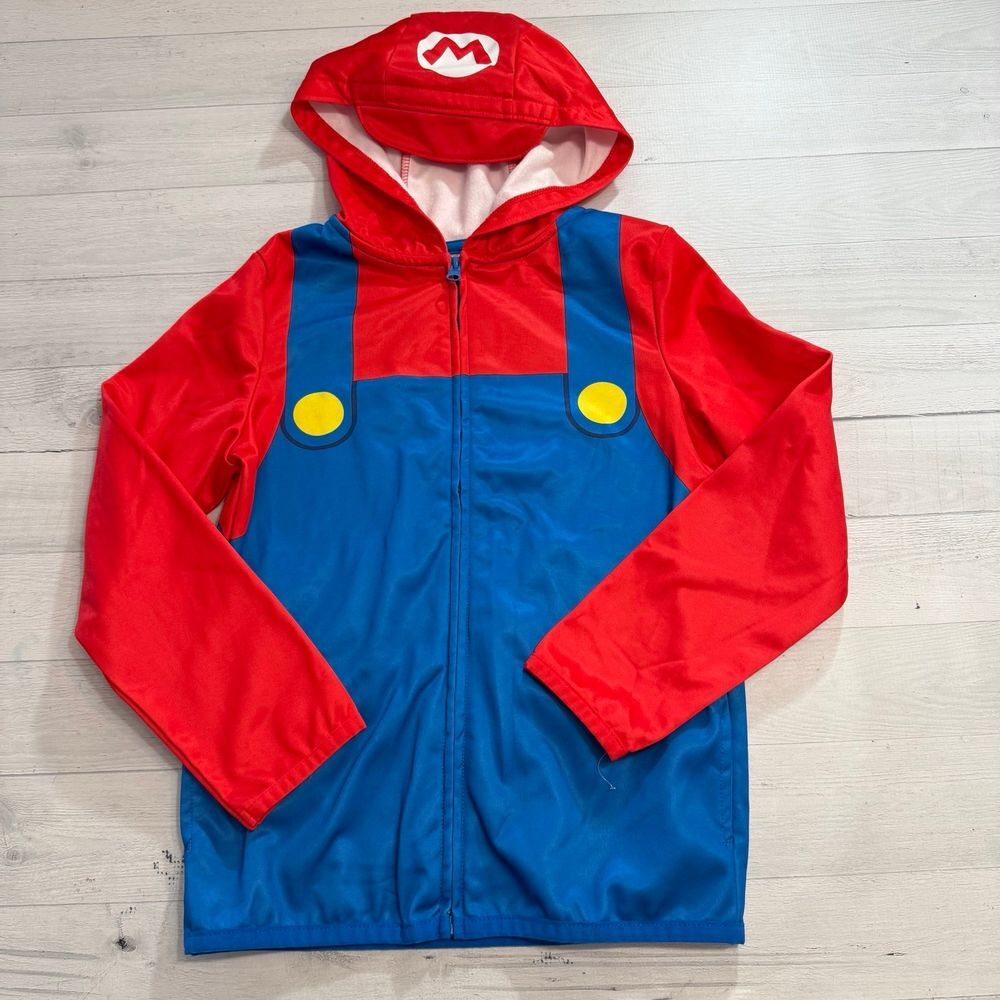 Mario jumping beans character hoodie size 8